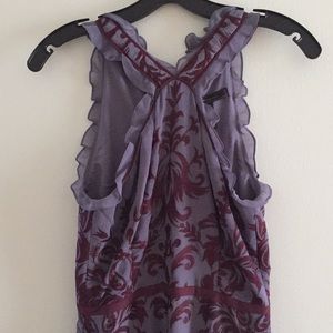 BCBG MAXAZRIA embroidered gown